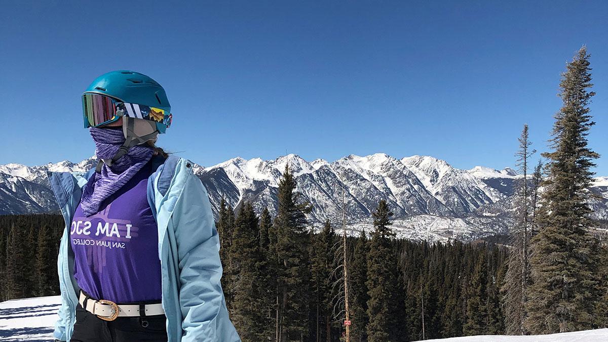 SJC Student at the nearby ski resort